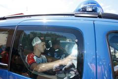 Ruský fanoušek zadržený francouzskou policií