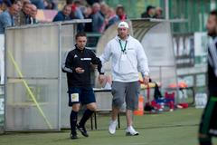 Opilý rozhodčí Marek Pilný, čtvrtý sudí duelu Příbram-Slavia