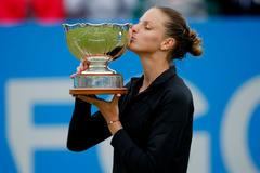 Karolína Plíšková na turnaji v Nottinghamu