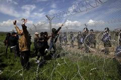 Idomeni, duben 2016.