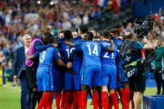 Euro 2016, Francie-Rumunsko: Francouzi slaví gól na 1:0