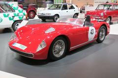 Stánek Škody na výstavě klasických automobilů v Essenu