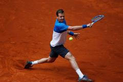 Tomáš Berdych v osmifinále masters v Madridu 2016