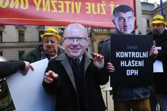 Demonstrace proti EET - Soukromníci a Svobodní