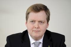 Islandský premiér Sigmundur Davíd Gunnlaugsson