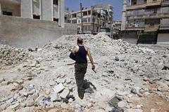 Foto: Boje v syrském Aleppu nekončí