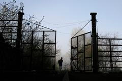 Uprchlický tábor Idomeni na řecko-makedonské hranici