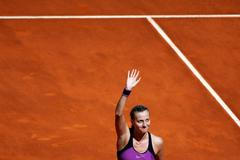 Petra Kvitová na masters v Madridu 2016