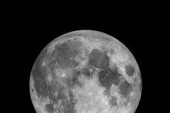 Měsíc, úplněk, ilustrační foto