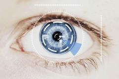 identifikace, rozpoznávání obličejů, oko