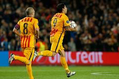 FC Barcelona-Atlético Madrid: Luis Suárez slaví gól