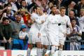 Hráči Realu Madrid slaví gól v Lize mistrů