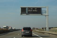 Informační tabule na D1 - obecná informace