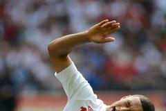 Alex Oxlade-Chamberlain v přátelském utkání Anglie - Belgie