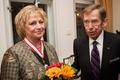 Věra Čáslavská a Václav Havel (2010)