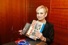 Věra Čáslavská na snímku z prosince 2015