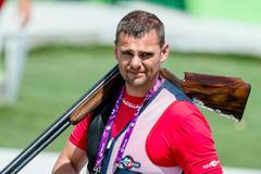 Sportovní střelec David Kostelecký - trap
