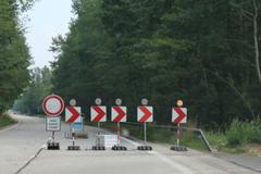 Opravy na silnici 1/34 z Jindřichova Hradce do Českých Budějovic