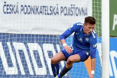 Egon Vůch v dresu Slovanu Liberec