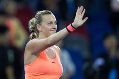 Petra Kvitová na turnaji ve Wu-chanu 2016 (po výhře nad Kerberovou)