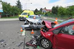 Nehoda aut - ilustrační foto