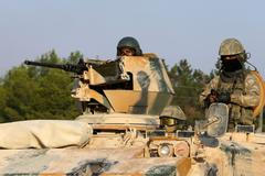 Turečtí vojáci v Sýrii.