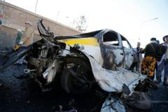 Pumové útoky jsou v Jemenu velmi časté. Tento se odehrál v Saná před policejní akademií.