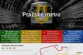 grafika - pražské metro