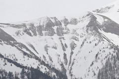 Zřícený airbus - helikoptéra na Alpami