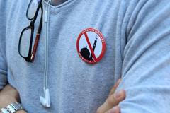 Zastánci a odpůrci na Václavském náměstí