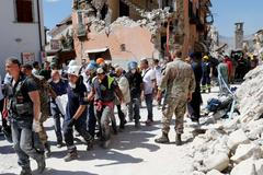 Zemětřesení v Itálii.