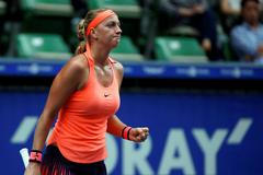Petra Kvitová na turnaji v Tokiu 2016