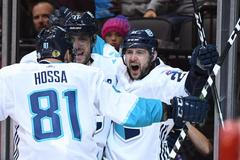 Tomáš Tatar v semifinále Světového poháru 2016