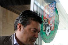 Karel Kapr, šéf FK Bohemians Praha, na Strahově u sídla fotbalové asociace