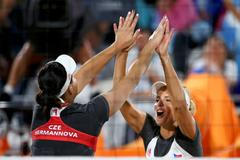 OH 2016, plážový volejbal: Barbora Hermannová, Markéta Sluková