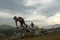 Nino Schurter a Jaroslav Kulhavý, závod cross-country na OH