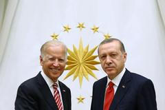 Joe Biden a Recep Tayyip Erdogan