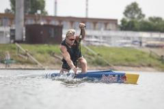 Kanoista Martin Fuksa v tréninku na olympiádu do Ria