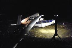 Pád letadla u Dolního Němčí