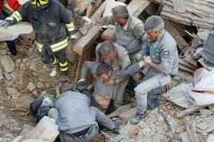 Následky zemětřesení ve středoitalském Amatrice