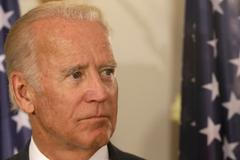 Americký viceprezident Joe Biden během návštěvy Rigy.