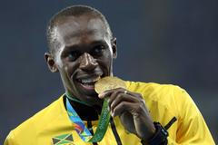 OH 2016, atletika – 4 × 100 m M: Usain Bolt.