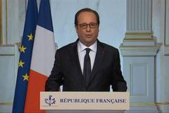 Francouzský prezident François Hollande mluví po teroristickém útoku v Nice