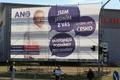 Billboard ANO v Pardubicích.