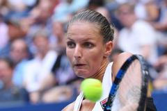 Karolína Plíšková ve finále US Open 2016 s Angelique Kerberoovu