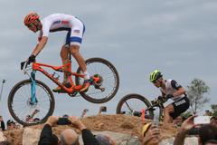 Jaroslav Kulhavý a Nino Schurter, závod cross-country na OH