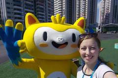 Česká dobrovolnice Denisa Králová v Riu de Janeiro