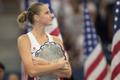 Karolína Plíšková ve finále US Open 2016 s Angelique Kerberoovu