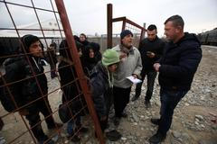 Makedonie - záchytné uprchlické centrum na makedonsko-řecké hranici