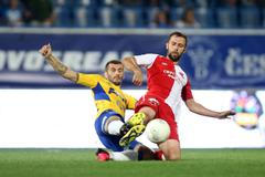 Liga, Teplice-Slavia: Davor Kukeč - Josef Hušbauer